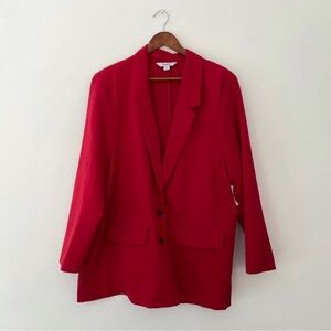 Old navy red lightweight blazer women’s size 2x